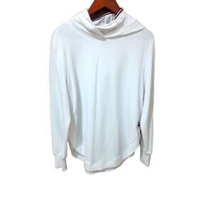 Tommy Hilfiger Women's Hoodie Long Sleeve Top White Size Small